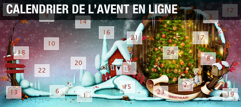 Calendrier de l'avent en ligne 2017