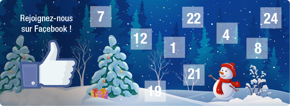 Rejoignez-nous sur facebook!