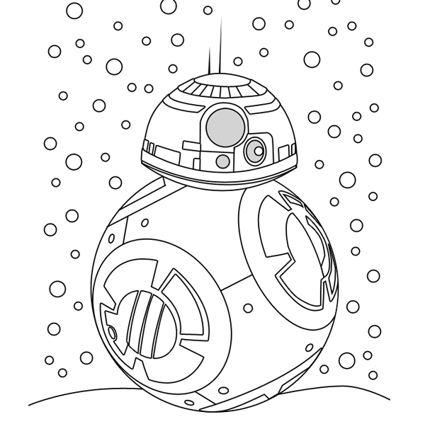 BB-8 à colorier et décorer