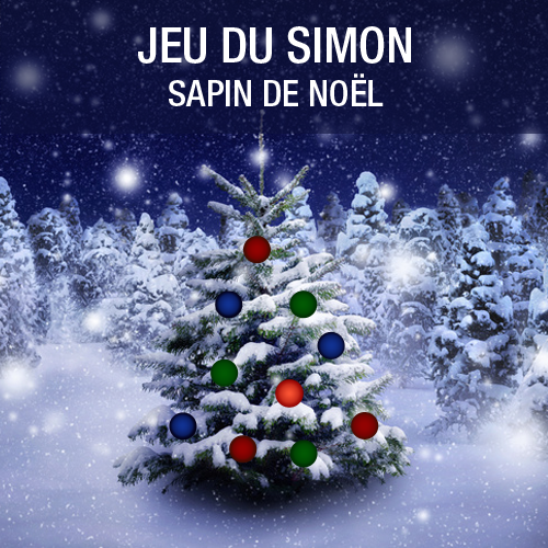 Jeu Simon sapin de noël