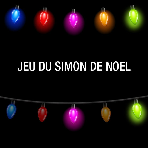 Jeu du Simon noël