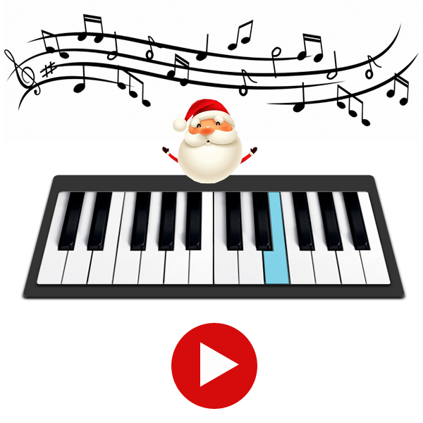 Apprendre la chanson Petit papa noël au piano