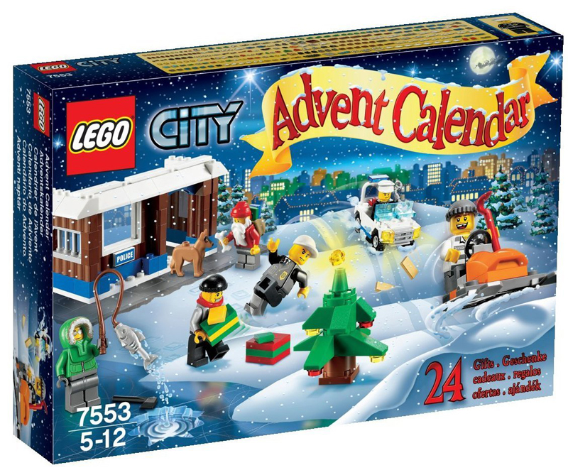 Calendrier de l'avent Lego City 7553