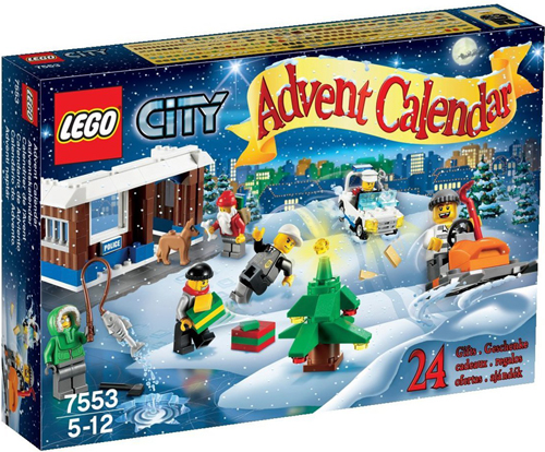 Calendrier de l'avent Lego City n° 7553
