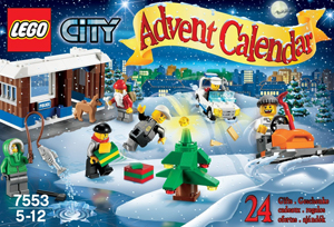 Calendrier de l'avent Lego City n° 7553