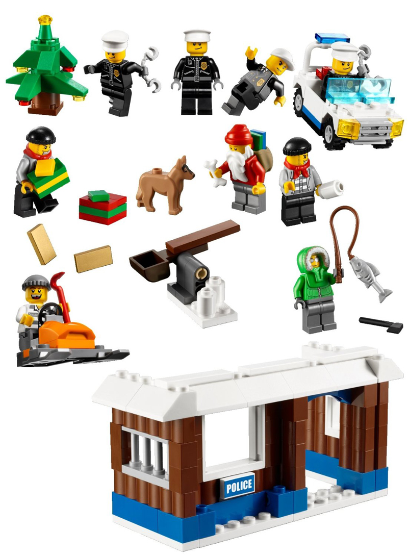 Calendrier de l'avent Lego City 7553