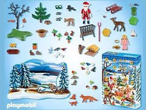 Calendrier de l'avent Playmobil Animaux de la fôret