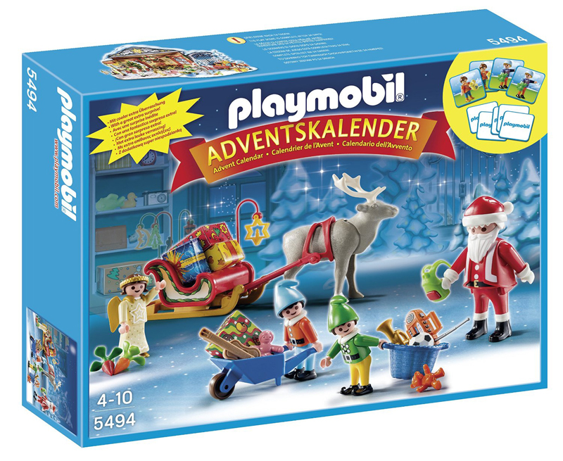 Calendrier de l'avent Playmobil Atelier de jouets du père Noël