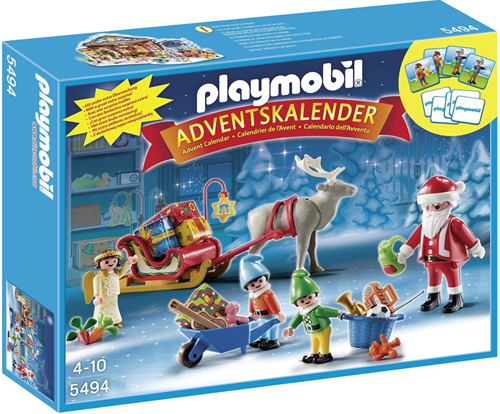 Calendrier de l'avent Playmobil Atelier de jouets du Père Noël