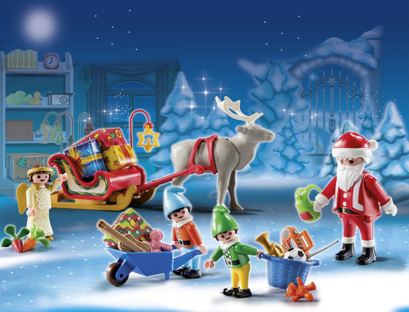 L'atelier du Père Noël en Playmobil