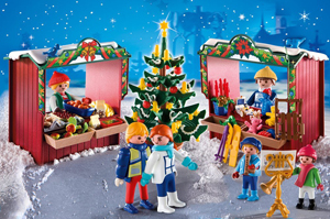 Calendrier de l'avent Playmobil Marché de Noël