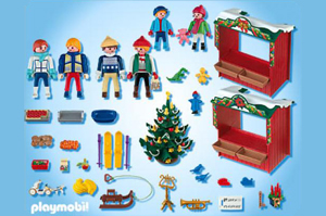 Calendrier de l'avent Playmobil Marché de Noël