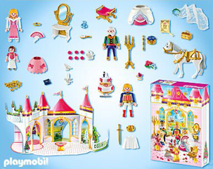 Calendrier de l'avent Playmobil mariage de princesse