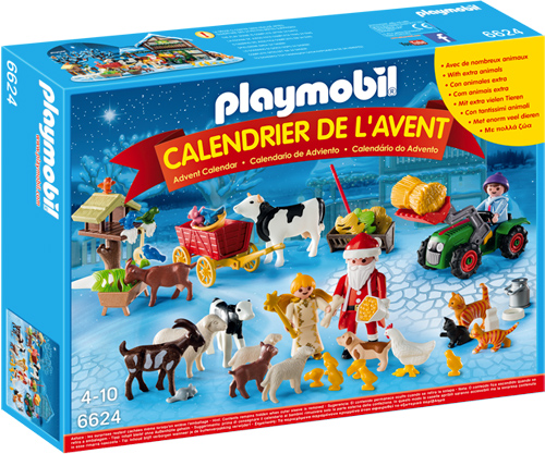 Calendrier de l'avent Playmobil père noël à la ferme