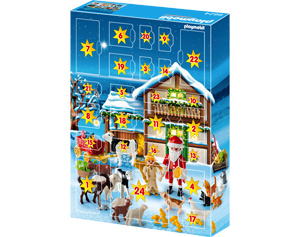 Calendrier de l'avent Playmobil père noël à la ferme